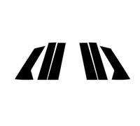 Pour Mazda CX-30 2020 2021 2022 2023 Garniture De Montant De Porte Vitre Et Côtés Style Laqué Noir Brillant HRQCTIM