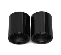 Pour Mazda Pour Enclave CX5 CX30 CX4 2022-2024 Embout D'échappement En Acier Inoxydable 2 Pièces/lot Couvercle Silencieux Gorge Queue Voiture(Black)