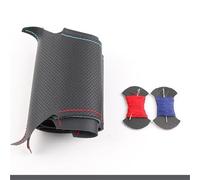 pour Mazda pour MX-5 pour MX5 pour Miata NB 1998-2005 Bricolage Couverture Volant Voiture Spéciale Cuir Artificiel Volant Protecteur(Red Blue Thread)