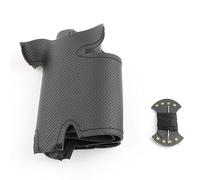 pour Mazda pour MX-5 pour MX5 pour Miata NB 1998-2005 Bricolage Couverture Volant Voiture Spéciale Cuir Artificiel Volant Protecteur(Black Black Thread)