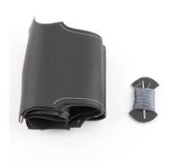 pour Mazda pour MX-5 pour MX5 pour Miata NB 1998-2005 Bricolage Couverture Volant Voiture Spéciale Cuir Artificiel Volant Protecteur(Black Gray Thread)