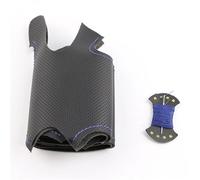 pour Mazda pour MX-5 pour MX5 pour Miata NB 1998-2005 Bricolage Couverture Volant Voiture Spéciale Cuir Artificiel Volant Protecteur(Black Blue Thread)