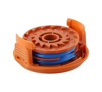 Pour McGregor MET3525 Pièces de débroussailleuse de jardin, bobine de rechange complète avec ligne de 0,5 mm et capuchon orange, compatible avec le modèle 350W MET3525