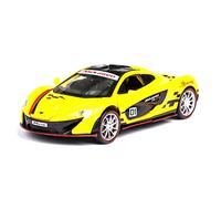 pour McLaren P1 1 32 Alliage Édition Limitée Modèle De Course Lumière Sonore Retirer Jouet Véhicule Ornement Cadeau(Yellow)