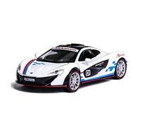 pour McLaren P1 1 32 Alliage Édition Limitée Modèle De Course Lumière Sonore Retirer Jouet Véhicule Ornement Cadeau(White)
