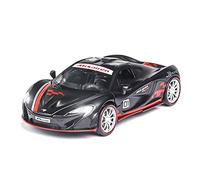 pour McLaren P1 1 32 Alliage Édition Limitée Modèle De Course Lumière Sonore Retirer Jouet Véhicule Ornement Cadeau(Noir)