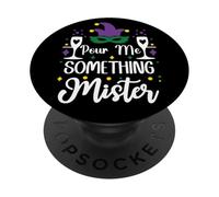 pour Me Something Mister Mardi Gras Party Funny Drinking PopSockets PopGrip Adhésif