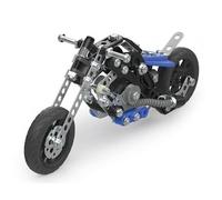 pour meccano Masters - Coffret Moto 5 modeles en 1 - Multi Construction Metal, 174 Pieces - Jeu Enfant Steam - Set Jouet et Carte