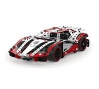 pour meccano Masters - Voiture Supercar 25 modeles motorises, 347 pcs - vehicule de Course - Set kit Construction Enfant + Carte
