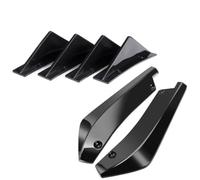 pour Megane 2 3 4 RS 200 300 pour Clio pour MK 3 4 5 Couvercle Séparateur Pare-Chocs Arrière Diffuseur Autocollant D'aileron Requin Aileron Pare-Chocs Arrière Voiture