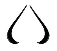Pour Mercedes Benz GLA 220 250X156 2017-2019. Car Styling Avant Brouillard Lampes Décoration Bande Air Knife Garniture Splitter Spoiler Wing