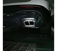 Pour Mercedes Benz GLA GLB X156 X247 2013-22 Sortie d'échappement de voiture en acier inoxydable Accessoires de modification extérieure