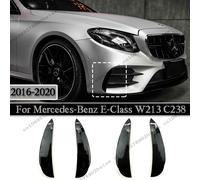 Pour mercedes-benz W213 S213 C238 pré-lift AMG 2016-2020 pare-chocs avant becquet latéral couvercle de ventilation garniture réglage pièces extérieures Carbon Look