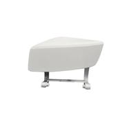 Pour Mercedes C117 W117 CLA 2013-2016 Plaque de couvercle de nettoyage de phare OEM 1178851522 Pièce extérieure automobile (blanc brillant gauche)