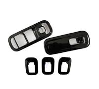 Pour Mercedes Classe A CLA W177 C118 Bouton De Déverrouillage De Porte De Voiture Bouton De Commande De Lève-vitre En Verre Panneau De Commande YIJIAVSX(Glossy Black)