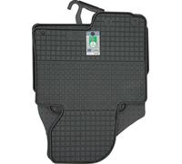 pour Mercedes Classe B à partir de 06/2005-10/2011 Tapis en caoutchouc PETEX ajustés, 4 pièces, noir Tapis tous temps Tapis en caoutchouc