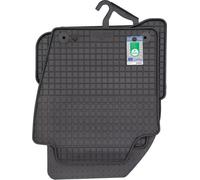 pour Mercedes Classe E à partir de 03/2002-02/2009 Tapis en caoutchouc PETEX ajustés, 4 pièces, noir Tapis tous temps Tapis en caoutchouc
