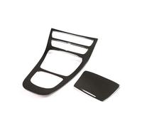 Pour Mercedes W213 S213 A238 C238 2019 2020 2021 ABS Intérieur De Voiture Console Centrale Panneau Levier Vitesses Autocollant Garniture YIJIAVSX(Carbon Texture 19-20)