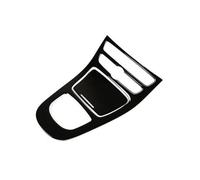 Pour Mercedes W213 S213 A238 C238 2019 2020 2021 ABS Intérieur De Voiture Console Centrale Panneau Levier Vitesses Autocollant Garniture YIJIAVSX(Bright Black 19-20)