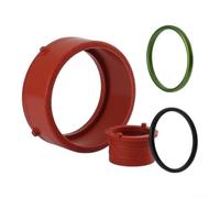 pour mercedes OM642 Breather Seal Set 2 Red 1 Green 1 Black O-Ring | Includes 2 pour red seals, 1 green O-ring, 1 black O-ring, perfect color-coded identification, easy installation