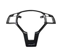 Pour Mercedes Pour Benz A C E CLA CLS GLA Classe W176 W204 W212 C117 Garniture Cadre Volant Voiture Accessoires Voiture(Fibre de carbone - noir)