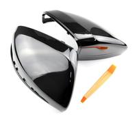 Pour Mercedes Pour Benz C E S CLC Classe G W205 W213 X253 2014-2019 LHD Coques De Rétroviseurs Latéraux Coques De Rétroviseurs Avec Clips HBGURM(Bright black)