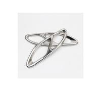 Pour Mercedes Pour Benz CLA W117 2017 2018 2019 2 Pièces En Acier Inoxydable Queue Gorge Tuyau D'échappement Silencieux Pointe Couvercle Garniture QAQMHVCVB(Argent)