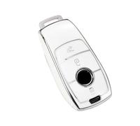 pour Mercedes pour Benz Classe A C E S W204 W205 W212 W213 W176 GLC CLA AMG W177 Coque De Protection pour Clé Voiture Coques De Clé(White B)