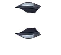 pour Mercedes pour Benz W176 A180 A200 A45 2013-2018 AMG Pare-Chocs Arrière Cornerite Diffuseur Latéral Séparateur Lèvre Spoiler HETEVSCCK(Carbon Fiber Style)