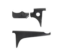 pour Mercedes pour Benz Classe C W206 C200 C260 C300 2022+ Console Centrale Voiture Panneau Tableau De Bord Cadre Garniture Couleur Fibre De Carbone Autocollant Garniture
