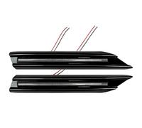 pour Mercedes pour Benz Classe C W206 S206 C200 C300 C63 Et pour AMG 2022-2024 Cache Séparateur Pare-Chocs Avant avec Prise d'air Feu De Jour Becquet Latéral Voiture(2X Lamp)