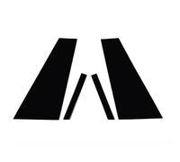 Pour Mercedes Pour Benz Classe CLS 2012-2016 Garnitures Adhésives Noires Brillantes Pour Montants De Vitres De Portières PYPFQUMQGR