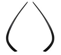 pour Mercedes pour Benz Classe E Coupé C207 AMG pour Line 2013-2016 Garnitures De Grille De Ventilation pour Pare-Chocs Avant IENQBVL(Carbon Fiber Black)