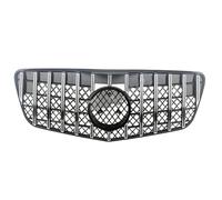 Pour Mercedes Pour Benz W211 E200 E240 E320 2007 2008 2009 Calandre Supérieure De Pare-chocs Grilles Radiateur Avant(Chrome)