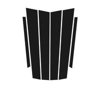 Pour Mercedes Pour Benz Classe E W211 S211 2003-2009 Fenêtre Porte Colonne B C Pilier Couverture Garniture Autocollant(Black)