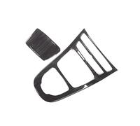 Pour Mercedes Pour Benz Classe E W213 2016 2017 2018 Habillage Décoratif Pour Console Centrale De Levier De Vitesse POMPOMPUR(Black Wood Texture)