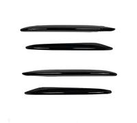 pour Mercedes pour Benz W213 S213 AMG pour Line Pre-Facelift 2016-2020 Séparateur De Lèvre Pare-Chocs Avant Garniture Phare Antibrouillard JUNOOS(Gloss Black 4Pcs)