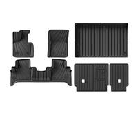 pour Mercedes pour Benz Classe G G500 G550 AMG G63 SUV 2019-2025 Tapis De Sol en TPE sur Mesure pour Conduite À Gauche WEFOLCC(Full Set)