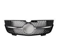 Pour Mercedes Pour Benz L X164 2007-2012 GL320 GL350 GL450 GL500 GL550 Grille Centrale De Radiateur De Pare-chocs Avant Supérieur YIJIAVSX(C 2007-2009 Silver)