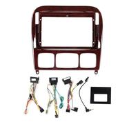 pour Mercedes pour Benz Classe S W220 S280-S600 AMG 1998-2005 Façade D'installation pour Autoradio Android 2DIN 9 Pouces POMPOMPUR