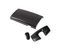 Pour Mercedes Pour Benz Classe S W221 3 Pièces ABS Texture En Fiber De Carbone Console Centrale Accoudoir Boîtier De Couverture 2008-2012