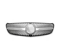 Pour Mercedes Pour Benz Classe V W447 2015-2019 Facelift Grille D'Entrée Décoration Style Diamant Maillage Central Carrosserie(Argenté)