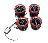 Pour Mercedes Pour Benz Classe V W447 Pour Vito V250 Grille D'aération LED Pour Tableau De Bord Avant Finition Intérieure Turbo Grille Climatisation Voiture(1 Set Red)