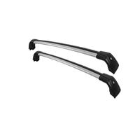 pour Mercedes pour Benz GLA SUV X156 2013-2018 2019 Kit Décoration Rail Guidage Barre Transversale Toit Voiture Barres Toit Souples(SilverBlack)