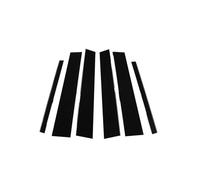Pour Mercedes Pour Benz ML-Class W164 2006 2007 2008 2009 2010 2011 6 Pièces Autocollants Couverture Garniture Porte Fenêtre Poteau Pilier Voiture