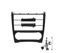 pour Mercedes pour Benz pour Classe C W203 pour CLC pour CLK W209 Radio Cadre 9 Pouces Stéréo Panneau Fascia du Panneau Radio(Câble de Cadre Canbus)