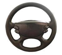 pour Mercedes pour Benz pour E-Class W211 E230 E350 E280 pour CLS-Class pour CLS 350 500 Couverture Volant Voiture Voiture Caches Volant(Orange Thread)