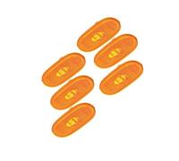 pour Mercedes pour Benz pour Sprinter W906 A0038202956 Lot De 6 Feux De Position Latéraux pour Porte Coque Jaune Accessoire Voiture