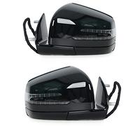 Pour Mercedes Pour Benz W164 X164 ML GL Cl 2005-2011 Rétroviseur Voiture Rétroviseur Porte Latérale Assemblage 1668100164 1668100264 (Color : Noir, Taille : 1 pair)
