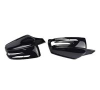 Pour Mercedes Pour Benz W204 C207 W212 W221 W164 C218 Capuchon De Rétroviseur Couvercle De Rétroviseur Latéral Accessoires De Voiture RESPUNEKBAH(Black-2-Horns)